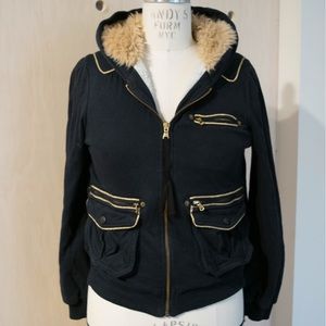 Fur Lined Marc by Marc Jacobs Hoodie